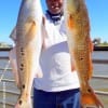 Vick Rockmore of Jacksonville TX took these nice slot reds on live shrimp