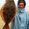 Houston angler Michael Mathis worked a Berkley Gulp along the bottom to catch this nice flounder