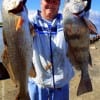 Ron Wallace of Burleson TX took this nice drum and slot red on shrimp