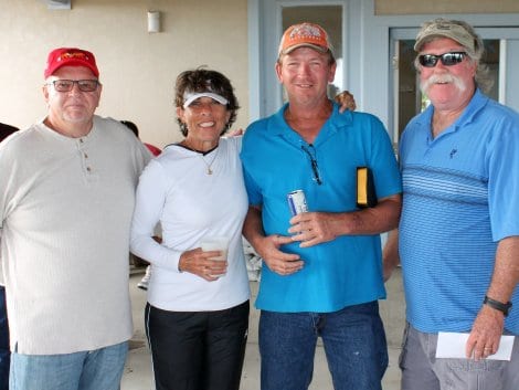 First Place Team: Chris Pierce, Marlene Mallet, Hoss Strimple, John Milby