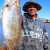 CATCH OF THE DAY-- A 27inch- 9.5 Lb Gator Speck Baytown angler Ryan James took on dead shrimp- WOW!!!