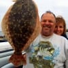 Chaco and Yolanda Gonzalez of Houston teamed up to catch this nice flounder on a finger mullet