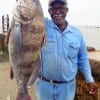 Felton Cormier of Houston hooked and landed this 24inch drum while fishing live shrimp