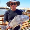 Houston angler Rolando Bonilla landed this nice drum while fishing shrimp