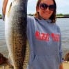 Crystal Beach anglerette Brittany Newton fished live shad to nab this nice speck