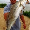 Dustin Trevino of Port Neches TX MirrOlured this fine 5LB speck on his very first cast