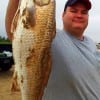 Houston angler Chris Larkin nabbed this nice 22inch slot red on a finger mullet