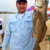 Mike Chaing of Pearland TX took this nice 26inch slot red on a finger mullet