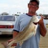 Stacey Cruise of Crystal Beach landed this nice slot red on soft plastic