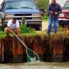 Trout action at Rollover Pass