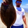 High Islander Ethan McAlpin was wade fishing Rollover Bay with a chicken boy soft plastic when he nailed this nice flounder