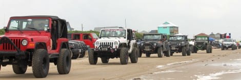 ...and later cruising the beach.