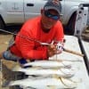 Charles O'Neal kept these 3 nice specks, releasing 3 over 25 topped by a 27inch -7 lb gator