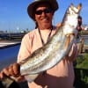 Charles O'Neal of Santa Fe TX took this 7lbs 13 oz gator-trout Wednesday at Rollover Pass