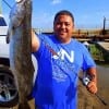 GET THE NET, yelled Houston angler Larry Cockman, after setting his T-28 in the jaws of this 29inch 7 lb gater-speck