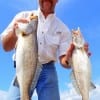 Jeff Everitt of College Station TX took these 2 nice trout on a T-28