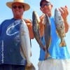 Kountze TX anglers Felix Parker and Patrick Coates caught these nice trout on the 4AM tide