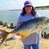 This 39inch 18lb Jack Crevalle Donnalover's finger mullet where the Nacogdoches TX angler fought the fight to land it