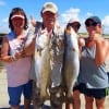 Thumbs up for the Montgomery Family of Welty OK after dad caught these two nice specks on a T-28