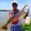 Trout stick Henri Fontenot caught and released this 7lb gator-trout he took on a T-28