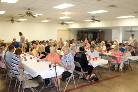 After the Memorial Service, guests were treated to food and fellowship at PB VFD