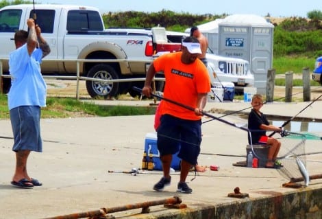 Off the wall action--nice trout safely in the net