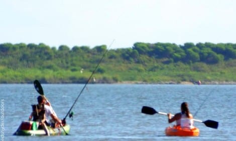 Teaching the Sport of Kayaking to the family - a great way to learn new fishing skills