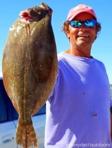 Rollover angler Stuart Yates took this nice 19incher on berkely gulp