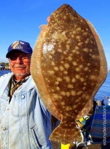 It was an early morning catch for Port Bolivar angler Rick Talley