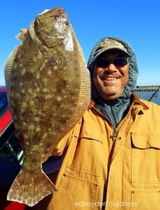 Pasadena angler Hector Perez fished a berkely gulp to nab this nice 20inch flounder