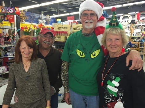 Marilyn and Norman (Step and Fetch-It) Morua and JoDella (Director) and Larry (Gofer) Netterville welcomed visitors to The Gulf Coast Market.