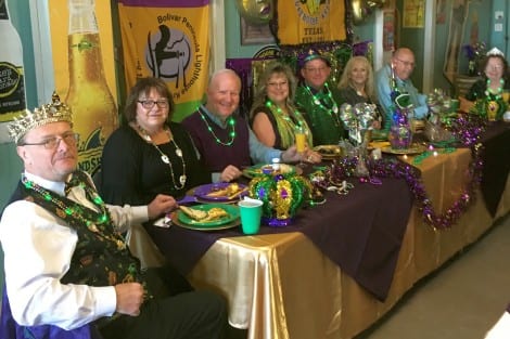 The Royal Court consisted of Danny and Shelley Butts, Gladys and Matt Pace, and Linda Calvey and Jimmy Dinkins.