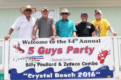 5 Guys: Don Kimbro, Mickey Nelson, Sam Accardo, Dale Richey, Ronnie Sciarrilla