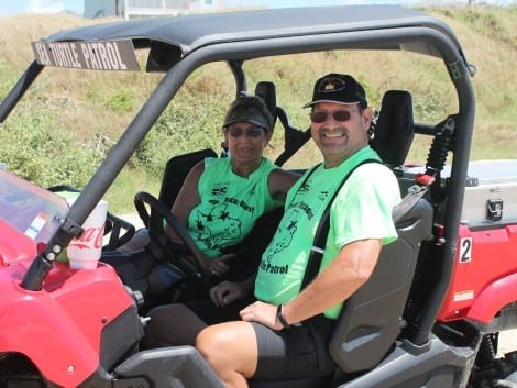 Turtle Patrol volunteers Cristy and Randy Beehn