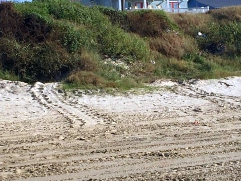 Tracks found near barrel 90, determined to be a "false crawl".