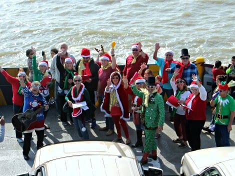 Ferroling on the Bolivar ferry