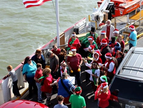 Ferroling on the Bolivar ferry