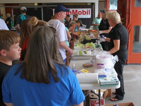 Participants were treated to lunch prepared by the Crystal Beach Volunteer Fire Department and the Bolivar Lions Club