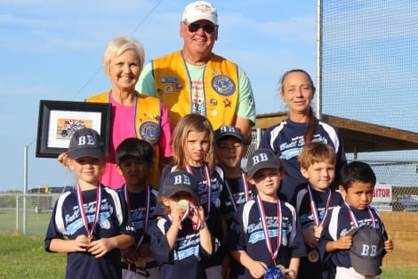 T-Ball Bullsharks, sponsored by Bolivar Peninsula Lions Club