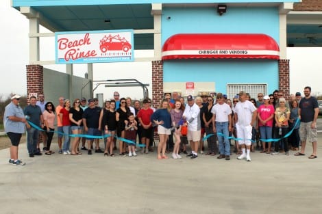 Crystal Beach Car Wash Ribbon Cutting