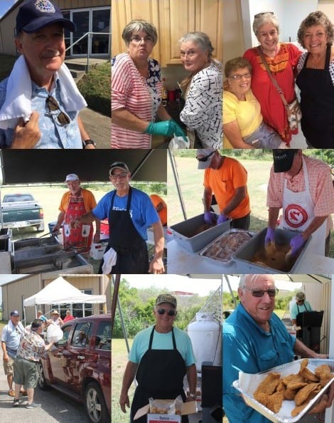 Brilliant Blue Sky! Successful Fish Fry!